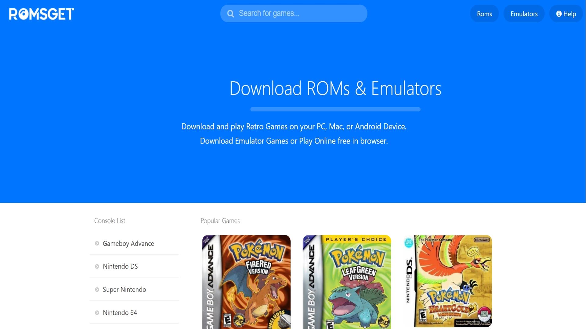 download rom emulator on a mac