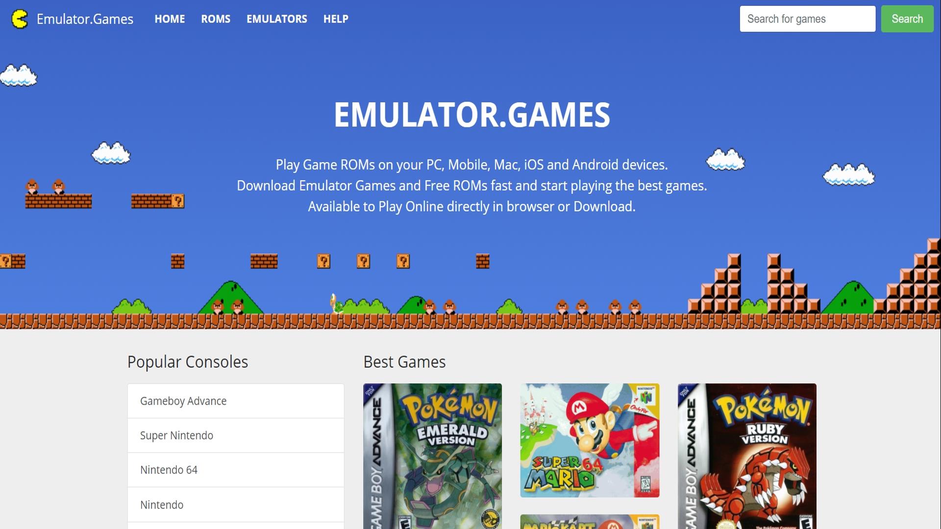 Emulator Games - Download Game ROMs