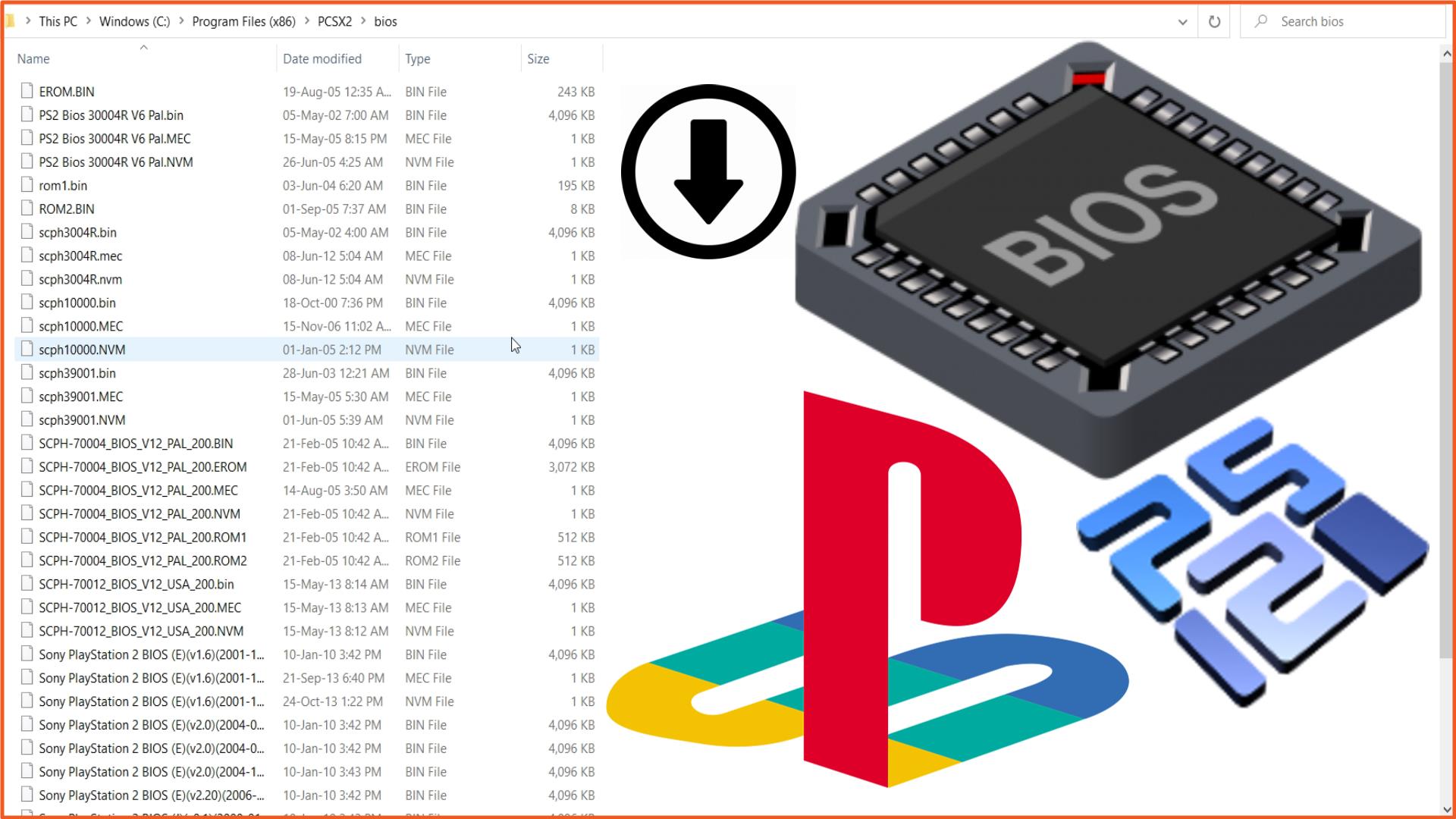 cool rom ps2 bios download