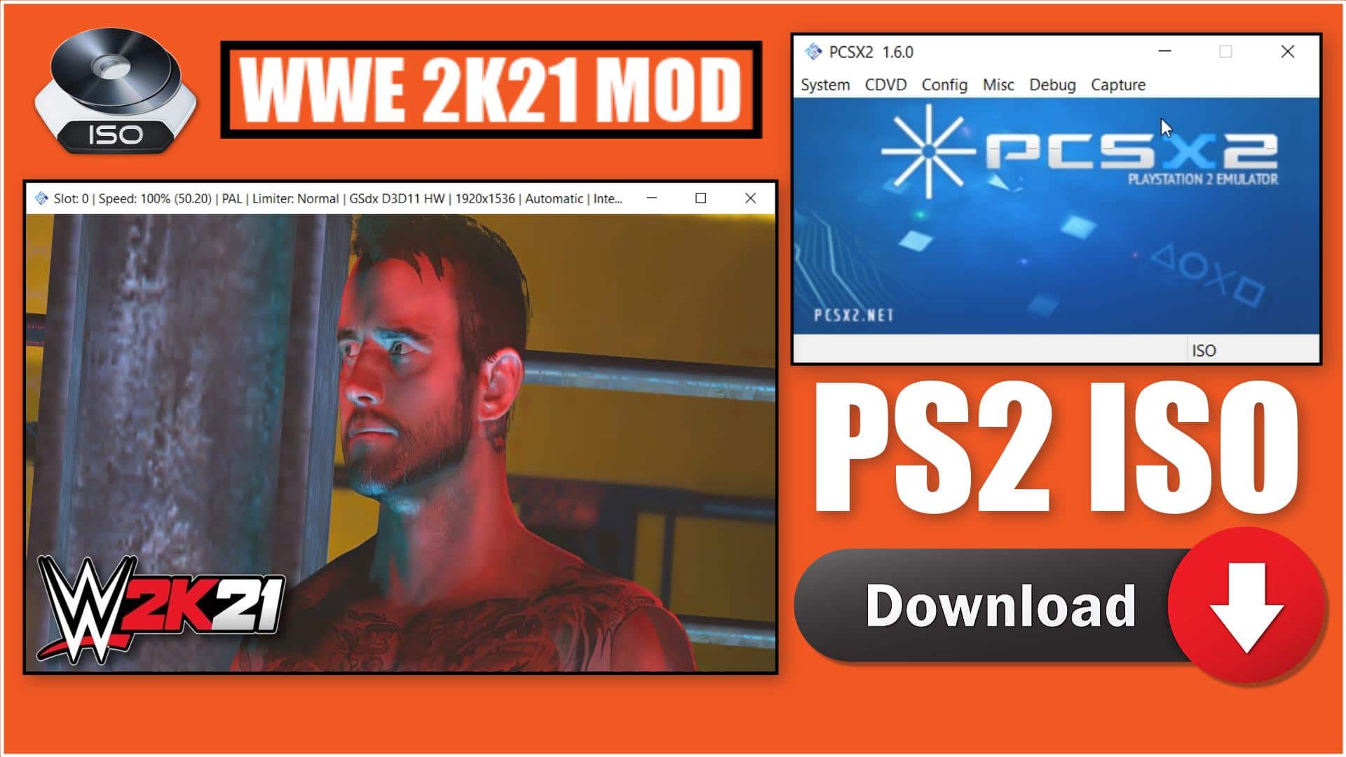 WWE 2K21 PS2 SVR11 MOD-BEST OF THE BEST (Ultimate Graphics)[PS2,OPL,PC,PCSX2,  ANDROID] - Requests 