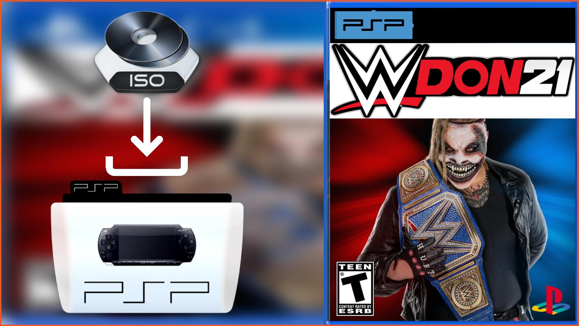 150MB] WWE 2K22 Highly Compressed PSP ISO