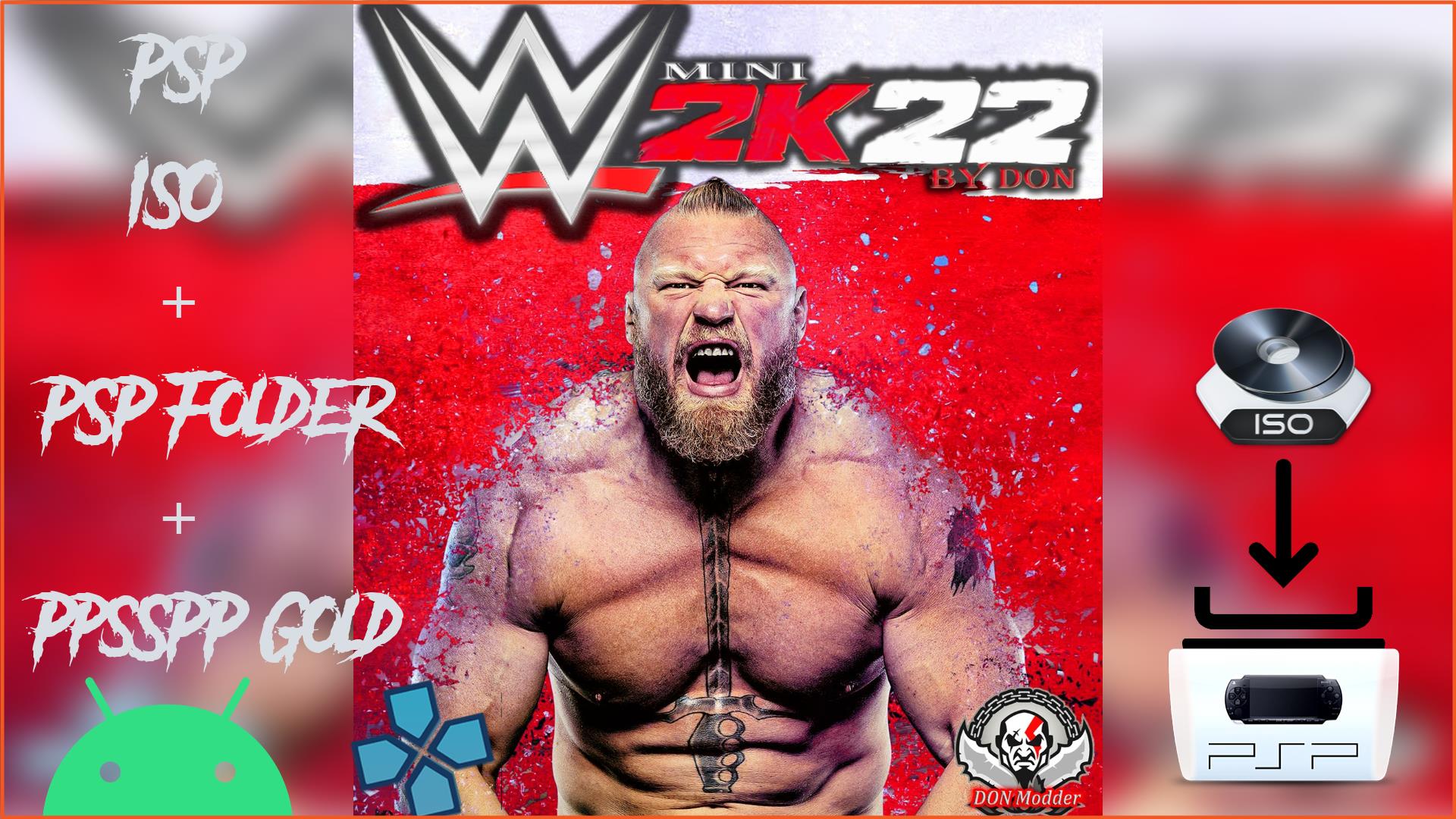 WWE 2K22 Zip File Download For Android –  PPSSPP