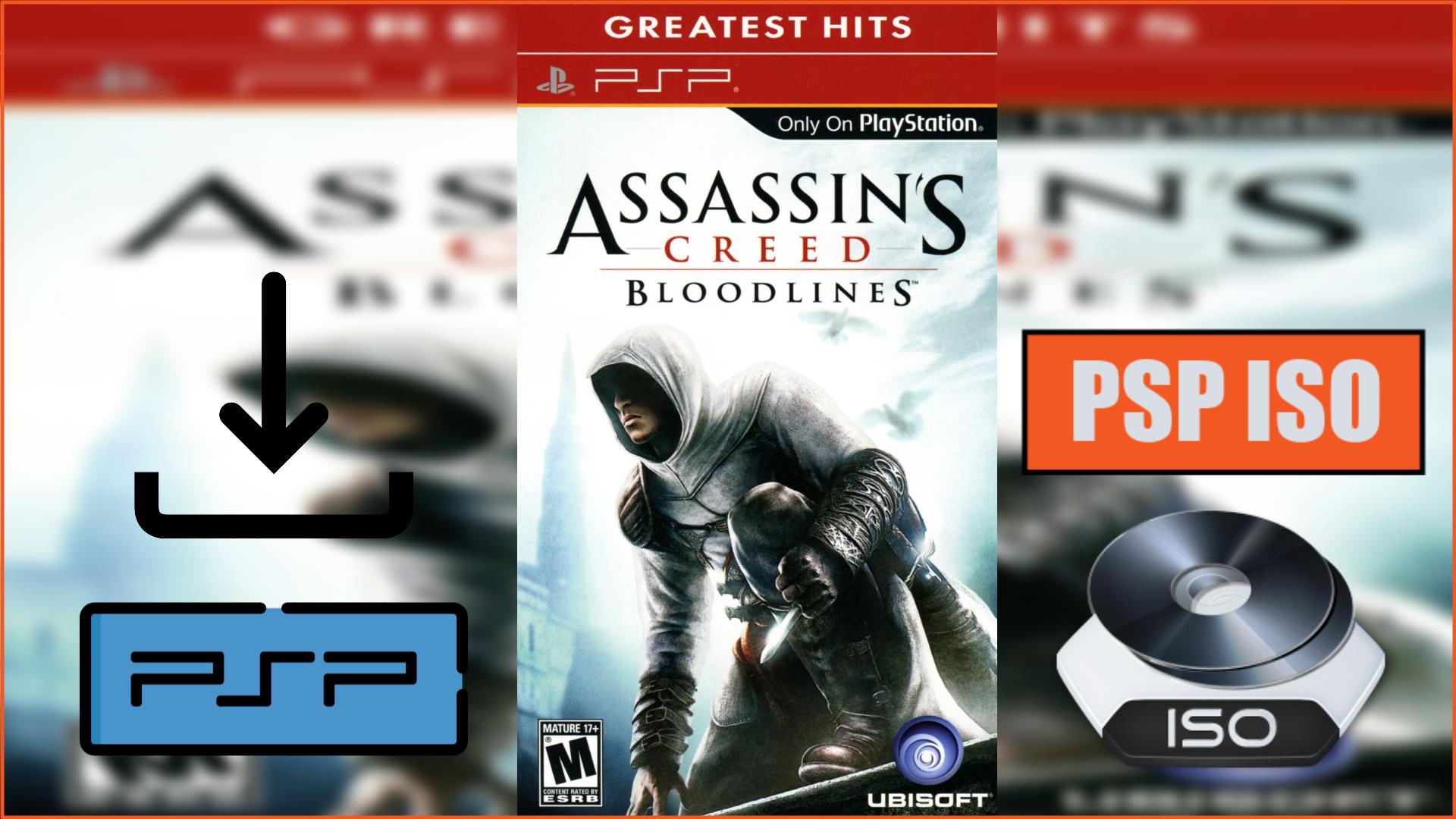 [100% SaveGame] Assassins Creed Bloodlines PSP - Everything is