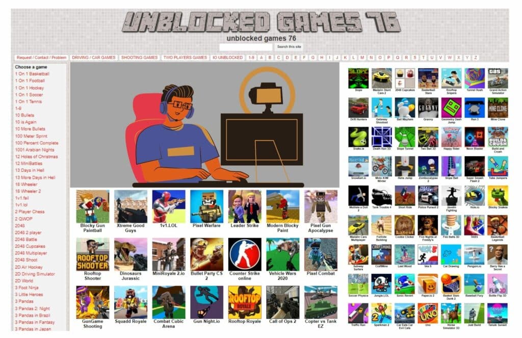 Unblocked Games 76 (Play Now 2023) - SafeROMs